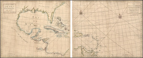 7-World, Atlantic Ocean, South, Southeast, Mexico, Caribbean and Central America Map By John Sene