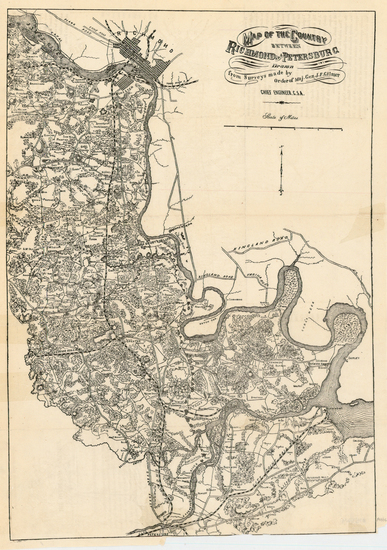 98-Virginia and Civil War Map By Jeremy Francis Gilmer