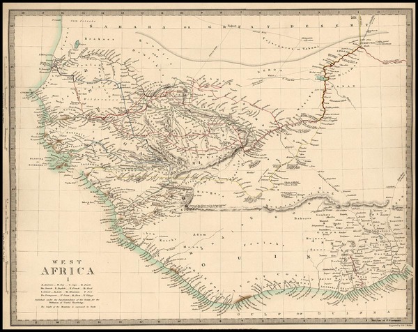 87-Africa, North Africa and West Africa Map By SDUK