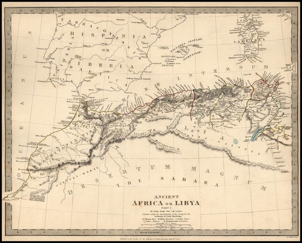 63-Africa and North Africa Map By SDUK