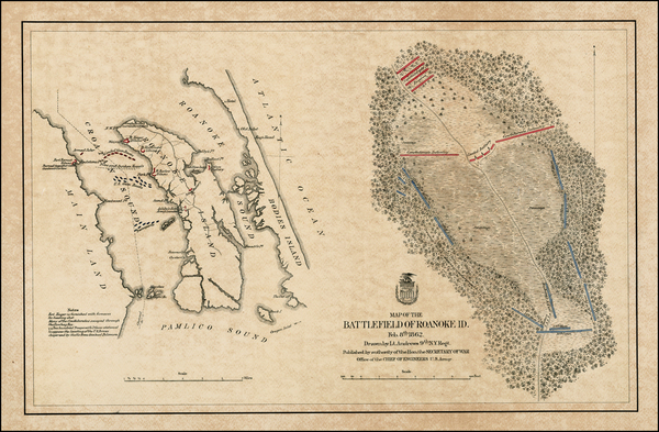 45-Mid-Atlantic and Southeast Map By U.S. War Department