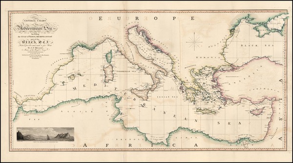 35-Europe, Europe, Mediterranean, Asia, Turkey & Asia Minor and Balearic Islands Map By Willia