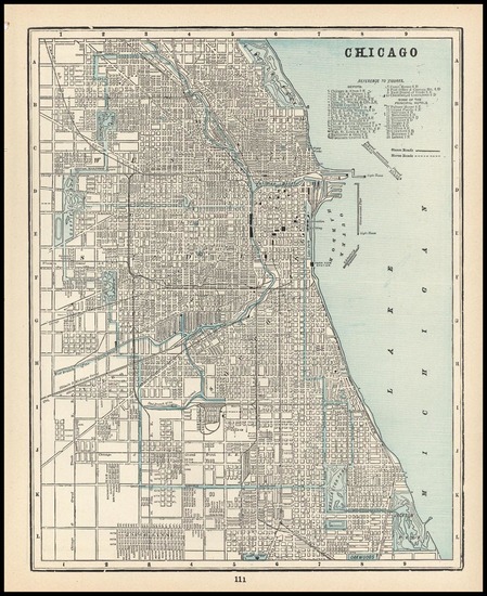 35-Midwest Map By George F. Cram