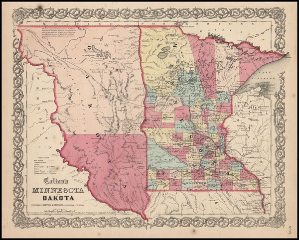 53-Midwest and Plains Map By Colton