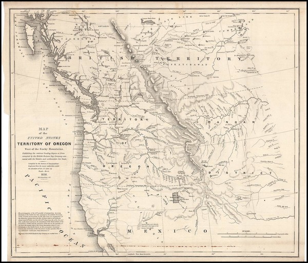15-Rocky Mountains Map By Washington Hood