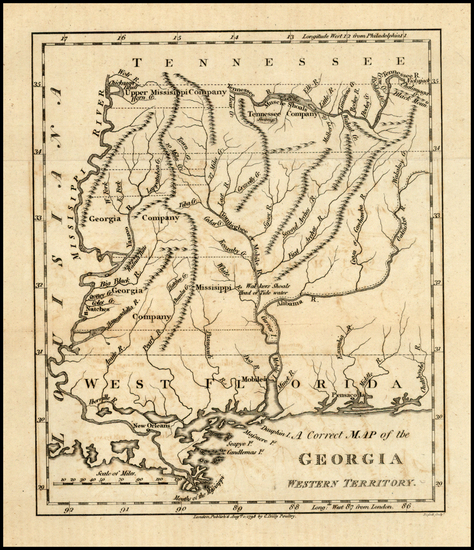 36-South and Southeast Map By Jedidiah Morse  &  Charles Dilly