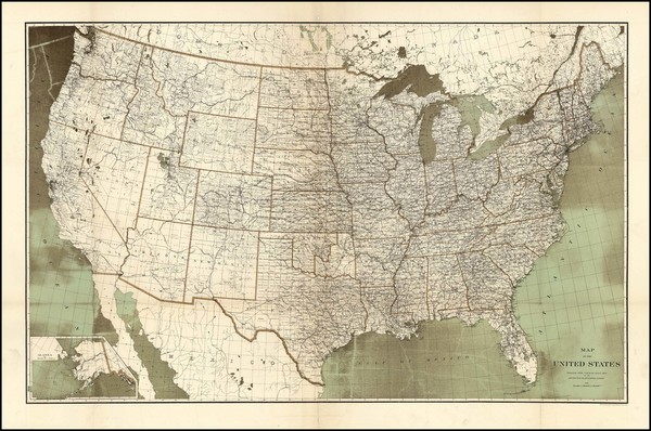 56-United States Map By U.S. Geological Survey