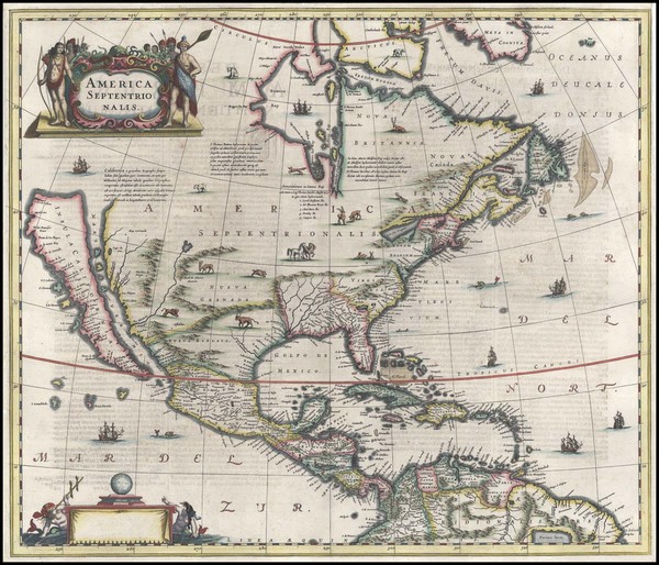 3-North America and California Map By Jan Jansson