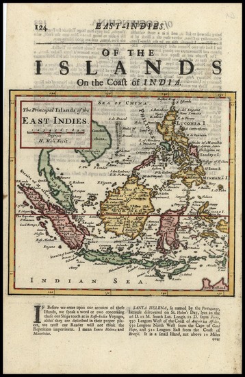 52-Southeast Asia Map By Herman Moll