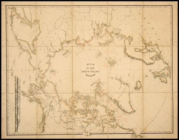 78-World, Polar Maps, Alaska and Canada Map By William Bauman / The Graphic Co.