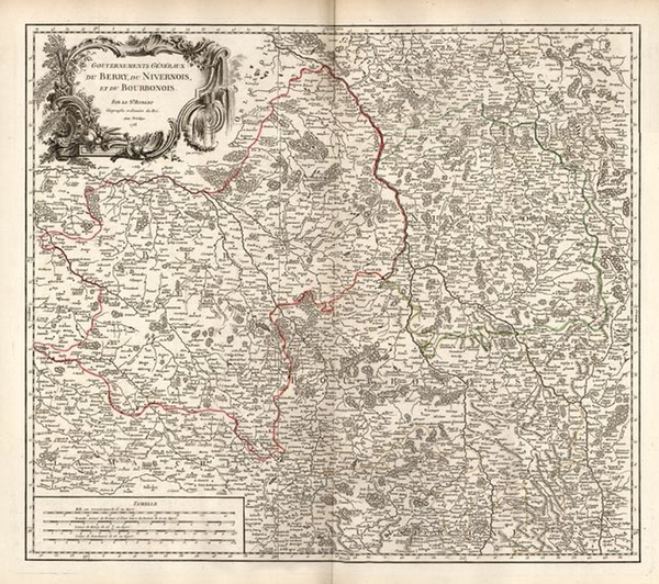 21-Europe and France Map By Gilles Robert de Vaugondy