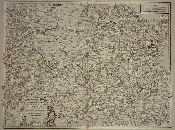 26-Europe and France Map By Gilles Robert de Vaugondy