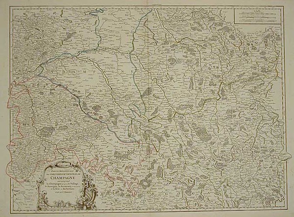 81-Europe and France Map By Gilles Robert de Vaugondy