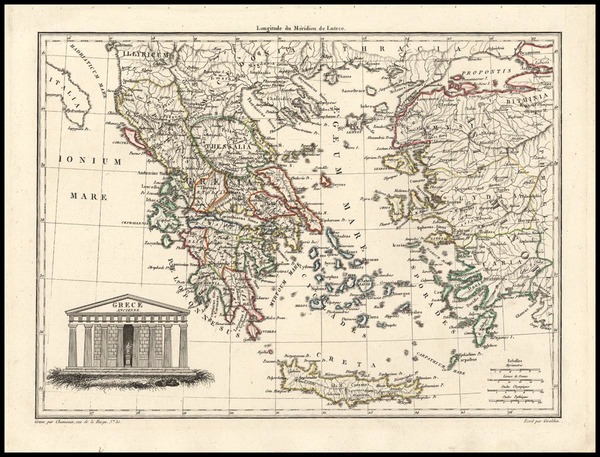 14-Europe and Greece Map By Conrad Malte-Brun