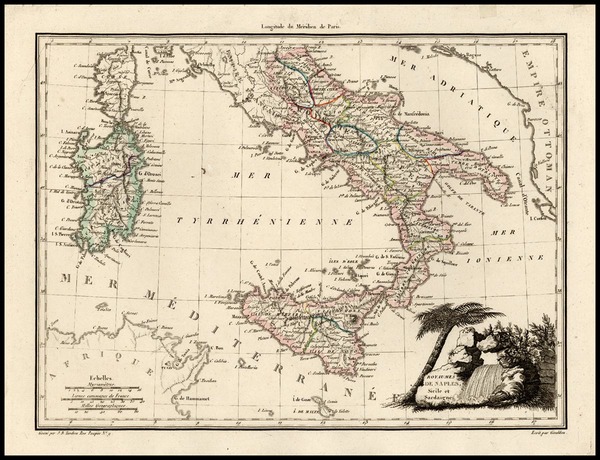 42-South America Map By Conrad Malte-Brun