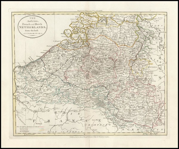 26-Europe and Netherlands Map By G. Robinson  &  Charles Dilly