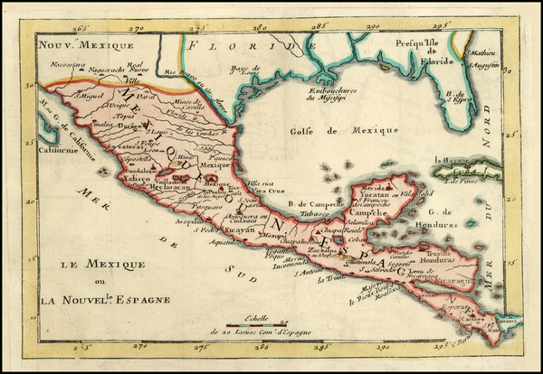 13-South, Southeast, Texas and Central America Map By Anonymous