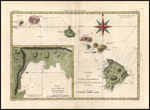 33-Hawaii, Australia & Oceania and Hawaii Map By Rigobert Bonne