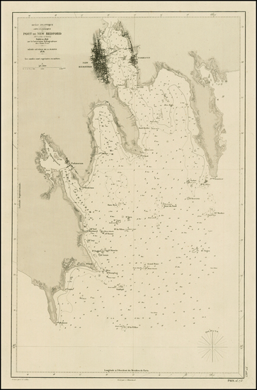 46-New England Map By Depot de la Marine