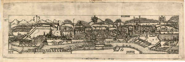 6-Süddeutschland Map By Melchior Lorck