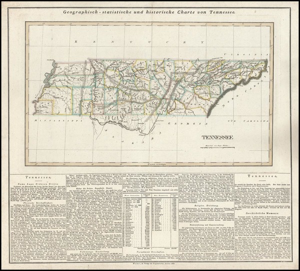 16-South Map By Carl Ferdinand Weiland