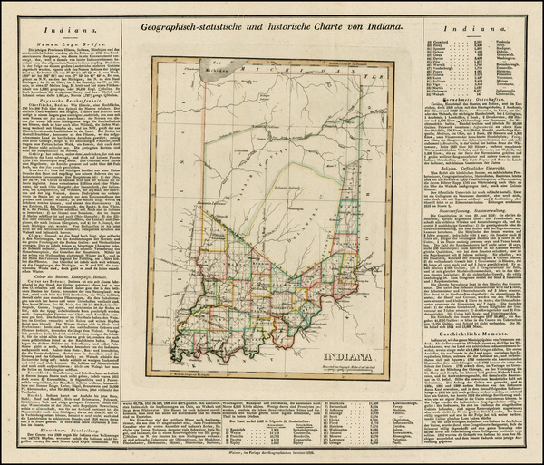 75-Midwest Map By Carl Ferdinand Weiland