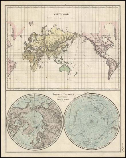 32-World, World, Polar Maps, Australia & Oceania, Pacific and Oceania Map By Anonymous