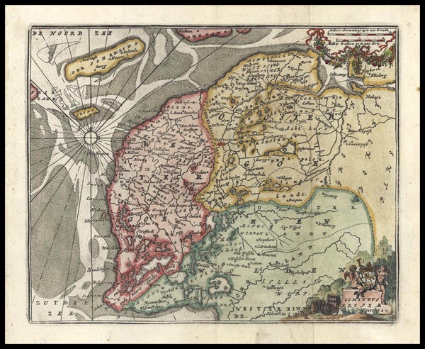 13-Netherlands Map By Don Francisco De Afferden