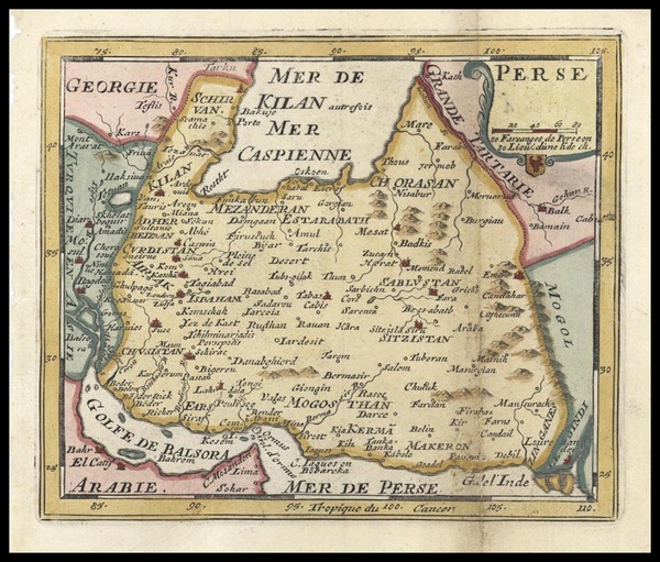 92-Asia, Central Asia & Caucasus and Middle East Map By Don Francisco De Afferden