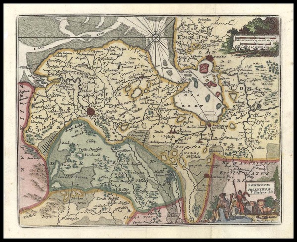 77-Europe and Netherlands Map By Don Francisco De Afferden