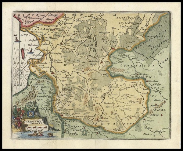 52-Europe and Netherlands Map By Don Francisco De Afferden