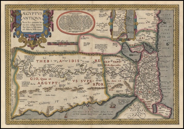 16-Africa and North Africa Map By Abraham Ortelius