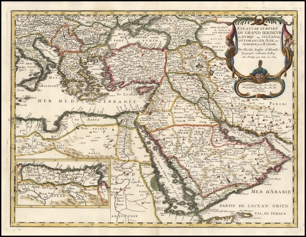 63-Europe, Turkey, Mediterranean, Asia, Middle East and Turkey & Asia Minor Map By Nicolas San