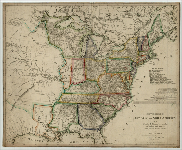 49-United States, South and Texas Map By Christoph Fembo