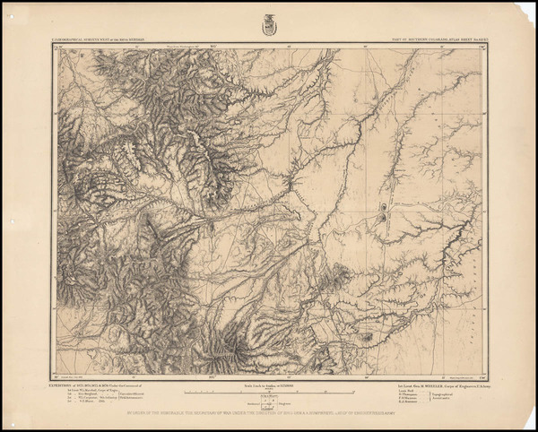 72-Colorado and Colorado Map By George M. Wheeler