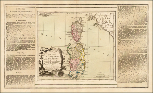 60-Italy and Balearic Islands Map By Louis Brion de la Tour