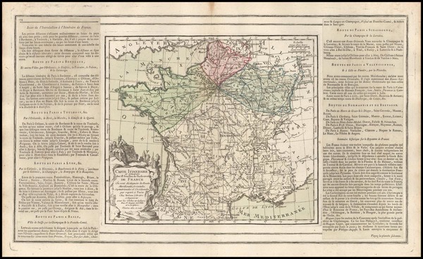 1-Europe and France Map By Louis Brion de la Tour