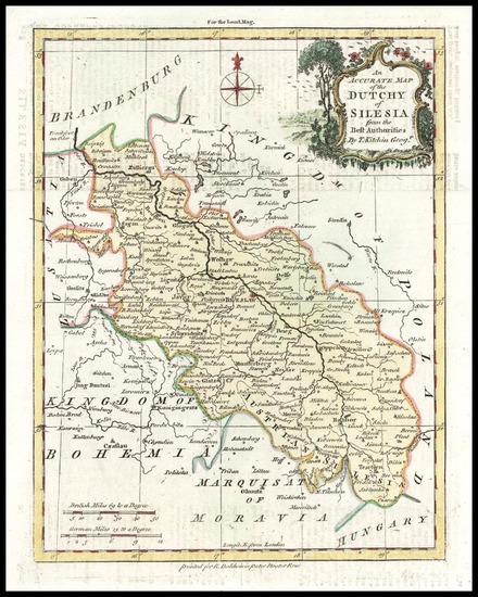 15-Europe and Poland Map By Thomas Kitchin