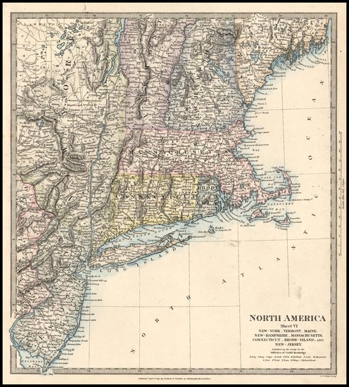 58-New England and Mid-Atlantic Map By SDUK