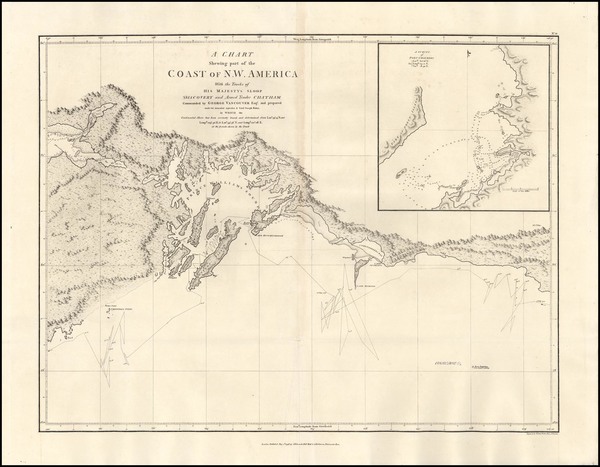 30-Alaska Map By George Vancouver