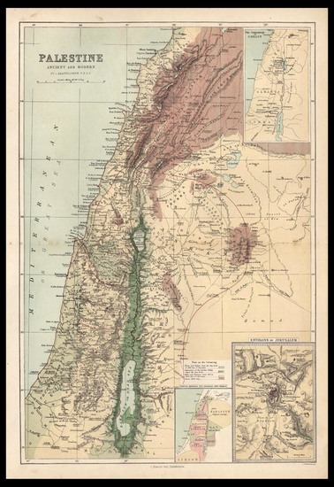 88-Asia and Holy Land Map By T. Ellwood Zell