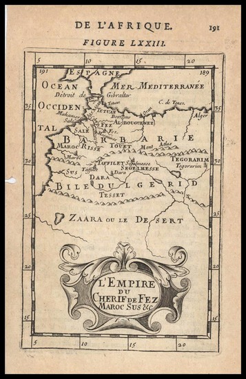 25-Africa and North Africa Map By Alain Manesson Mallet