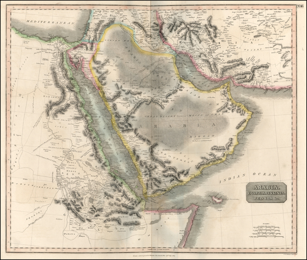 93-Asia, Middle East, Africa, Egypt and North Africa Map By John Thomson