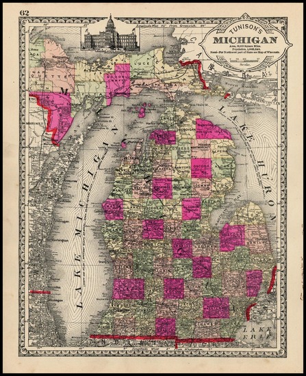 10-Midwest Map By H.C. Tunison