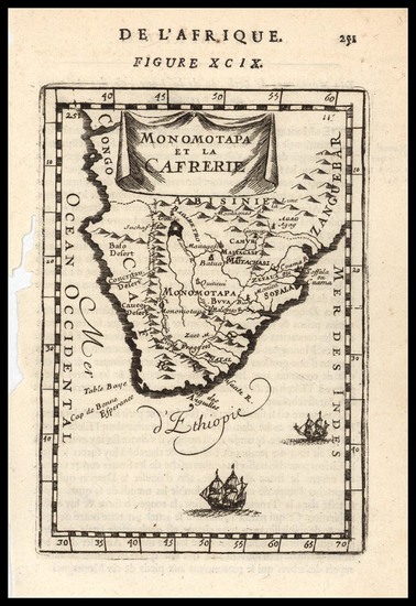 3-South Africa Map By Alain Manesson Mallet