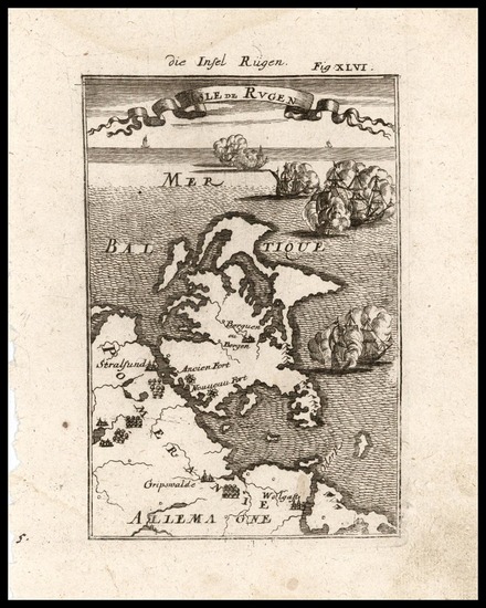 77-Baltic Countries and Germany Map By Alain Manesson Mallet