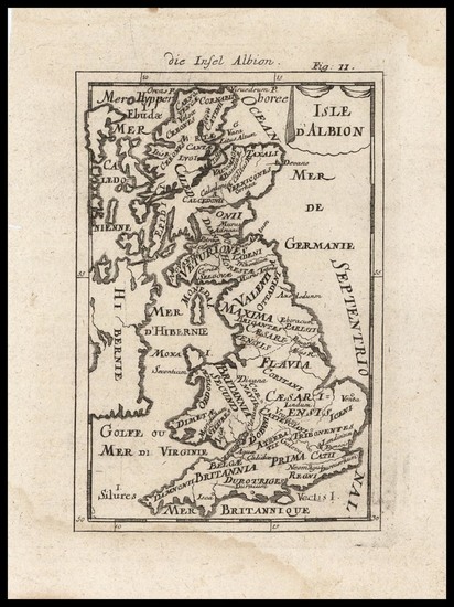 77-British Isles Map By Alain Manesson Mallet