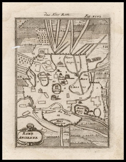 45-Europe and Italy Map By Alain Manesson Mallet