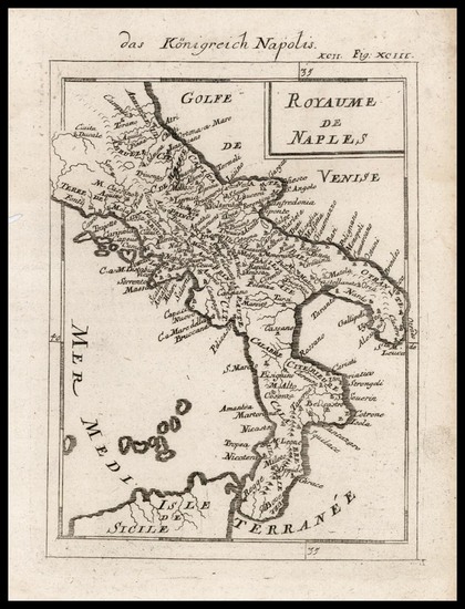 87-Italy Map By Alain Manesson Mallet