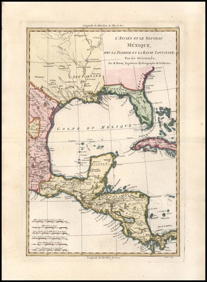 79-Florida, South, Southeast and Texas Map By Rigobert Bonne